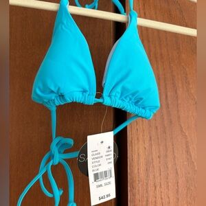 NWT Salerno Triangle Halter Bikini Top